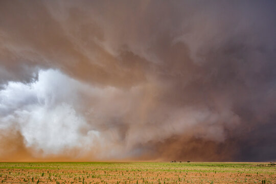 Monster Wedge Tornado forming near Morton texas