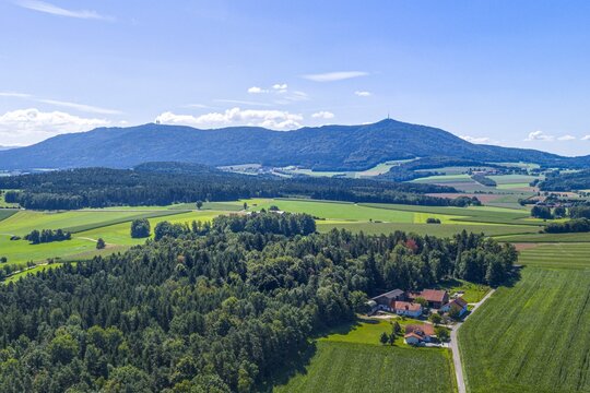 Herrliche Landschaft im Naturpark Oberer Bayerischer Wald rund um den Drachensee bei Furth im Wald