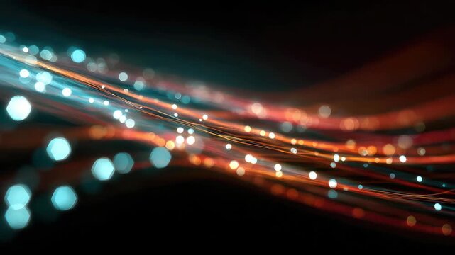 digital futuristic abstract dynamic background animation