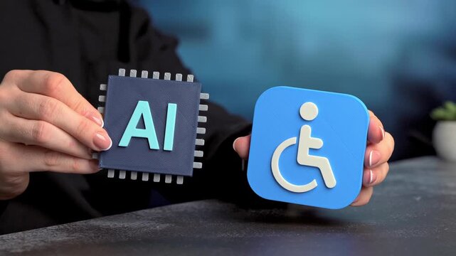 Implementation of AI to assist individuals with disabilities. New technological solutions including smart prosthetics implants and adaptive digital healthcare innovation.