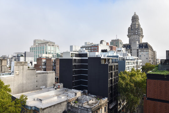 Cluster of Apartments and Office Buildings in Montevideo, Uruguay