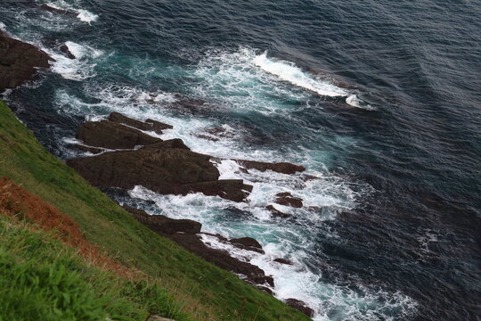La costa de Asturias.