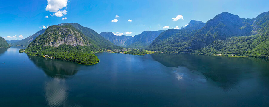 Hallst&auml;tter See Drohnen Panorama