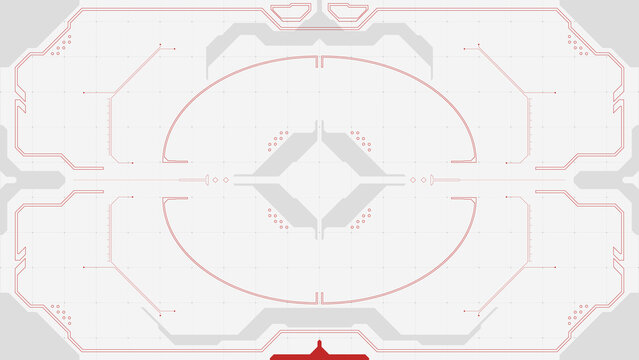 Abstract grey and red  futuristic and sci-fi background with cyberpunk style design 