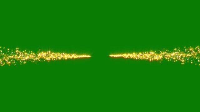 Luxury white and golden glitter sparkle trail with glowing fairy stars, twinkling dust particles, magical light streaks, elegant stardust burst, shimmering bokeh and fantasy overlay animation. 4k