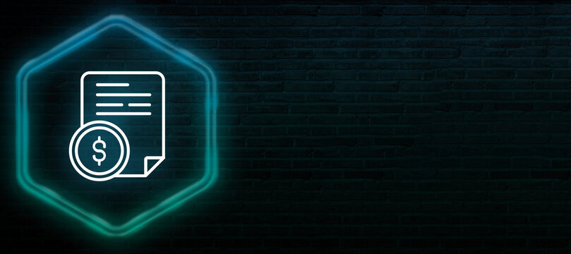 icon signifies digital financial reporting and secure cyber transaction records