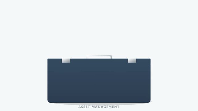 Black Briefcase and Suitcase Icon Isolated on White Background for Business, Travel, Luggage, Portfolio, Web Design and Vector Illustration Concepts
