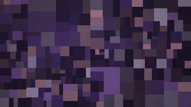 Abstract background, featuring a mosaic, pattern of various, rectangular shapes in, shades of deep, purple, violet, and, muted mauve colors
