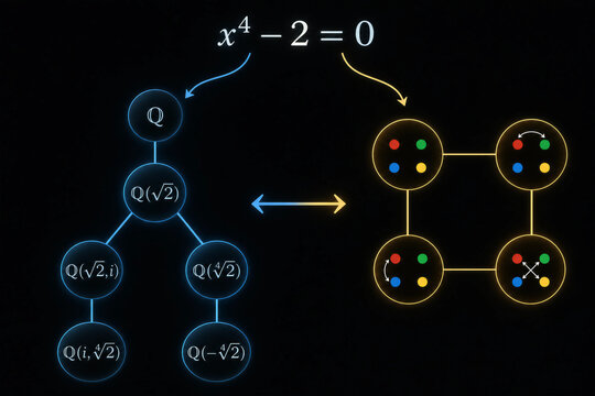  Galois Theory Polynomial Equations Symmetry Groups
