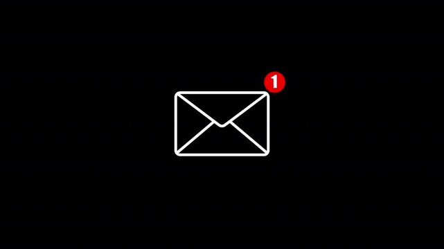 New Message Notification &ndash; White Mail Icon Animation
Inbox Alert & Message Box Notification &ndash; Clean UI Animation
