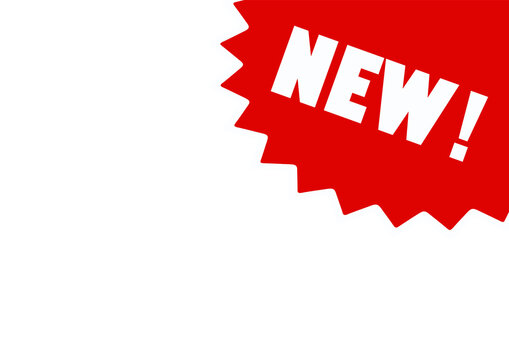 A striking red triangular badge boldly announces fresh.