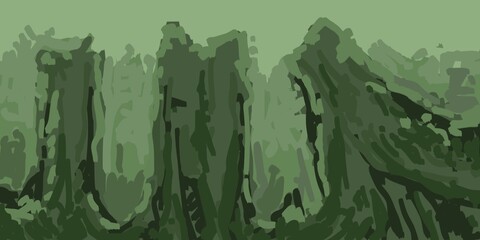 Abstract image for printing. Picture for modern interiors. The picture is painted by hand on a tablet. © neurostructure