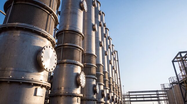Vertical Potassium Hydroxide Liquid Contactor Absorption Columns for DAC