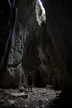man in the cave