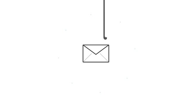 Cyber security and data management icons on white background