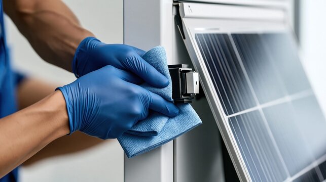 Solar panel cleaning and maintenance for optimal efficiency