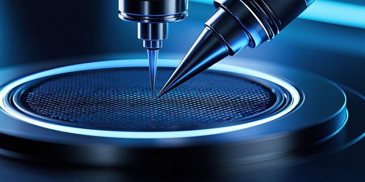Advanced manufacturing technology abstract digital art