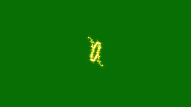 glowing golden glitter star line with twinkling particles, magical sparkle trail, fairy dust wand effect, luxury shimmer bokeh, doodle stars animation on green screen background 4k