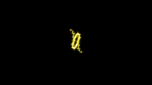glowing golden glitter star line with twinkling particles, magical sparkle trail, fairy dust wand effect, luxury shimmer bokeh, doodle stars animation on black screen background 4k