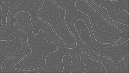topography abstract geography elevation cartography background. Abstract Dark Topographic Contour Line Map. EPS 10 vector illustration. The stylized height of the topographic contour in lines and cont © FyzurRahman