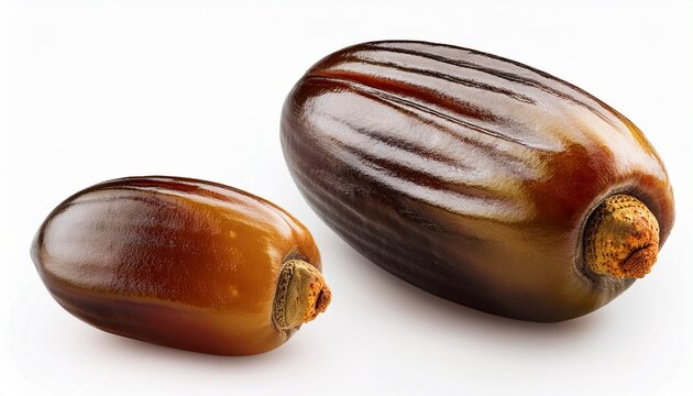 phoenix dactylifera date palm frontal medium and small isolated on a white background premium cutout