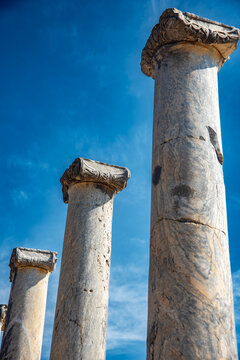 Perge, the long-established city of Pamphylia region, is located 18 km east of Antalya and 2 km north of Aksu Village. The Archaeological site of Perge has been excavated systemically by Istanbul Univ