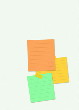 Colorful abstract geometric shapes composition