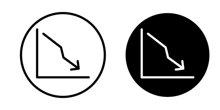 Reduction chart icon