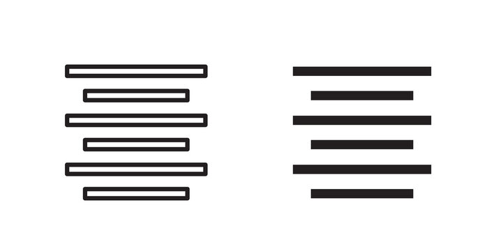 Align center icon