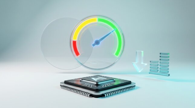 Artificial intelligence chip demonstrating high speed performance data