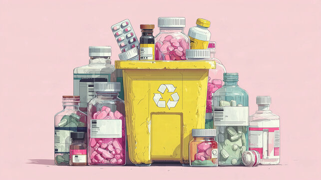 Dispose of old medicine