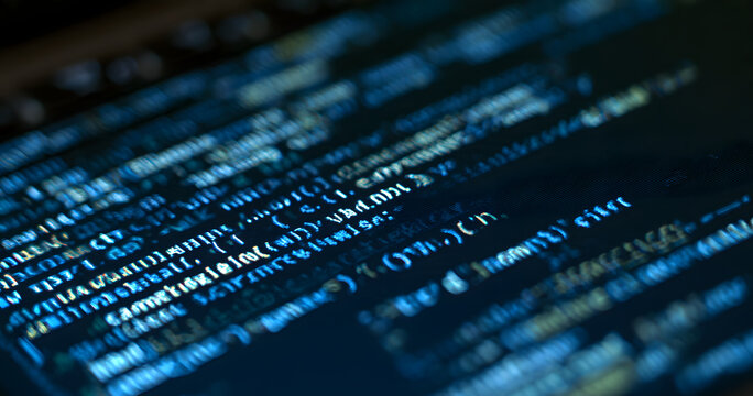 A detailed look at web software code being typed on the screen