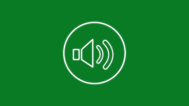 sound audio volume speaker icon,loudspeaker icon.on a black background