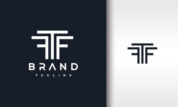 TF Monogram Logo with Minimalist Composition