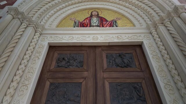 Manoppello, Abruzzo. The Basilica of the Holy Face