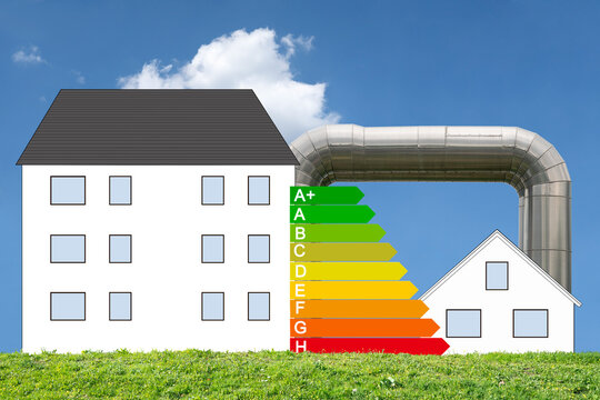 Energetische Modernisierung von H&auml;usern in Kombination mit einer Fernw&auml;rmeversorgung