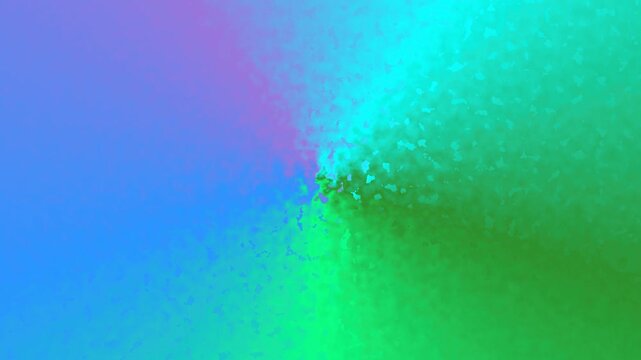 Abstract rotating background featuring crumpled textures and a vibrant color palette inspired by the northern lights