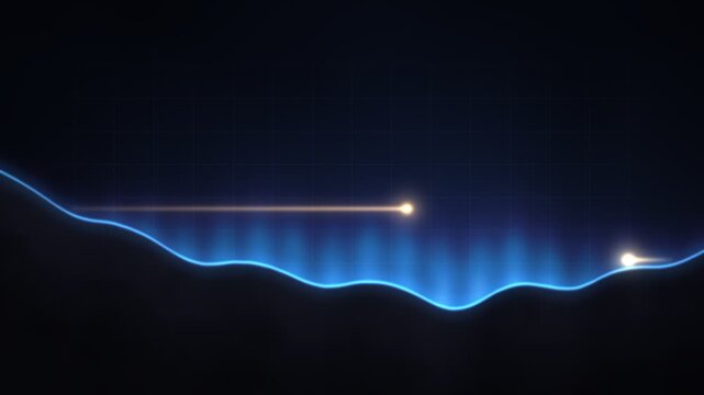 Quantum Annealing Probability Cloud Tunneling To Global Minimum Animation
