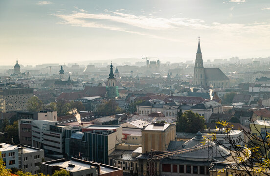early autumn morning in Cluj-Napoca