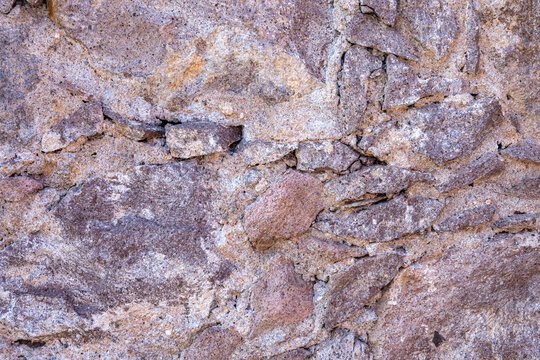 Rough stone wall texture from colonial san luis potosi