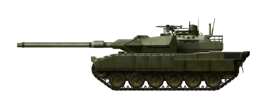 A variant of the modernization of the AMX-56 Leclerc tank, with the installation of a new turret (turret from the Leopard 2 tank with an automatic loader from the AMX-56 Leclerc)