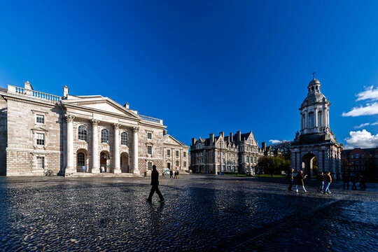 Parliament Square Chapel and Campanile Trinity College Dublin
