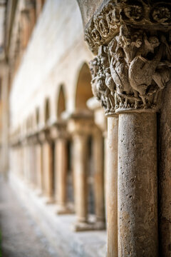 Intricate Carved Capital, Santo Domingo de Silos Romanesque Cloister