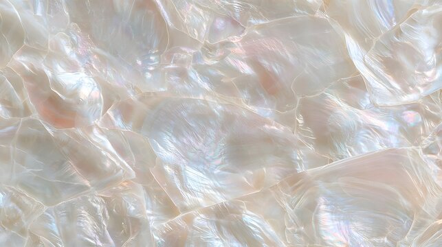 Nacre pearl shell texture mother of pearl background isolated on transparent background