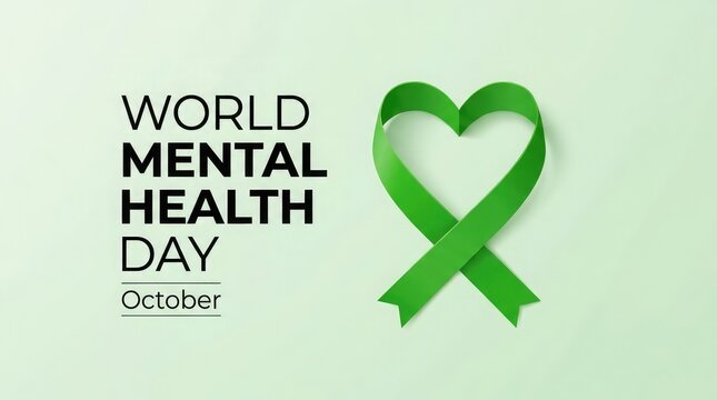 Raising awareness for world mental health day emphasizing the importance of well being support and breaking down stigmas surrounding mental health challenges globally