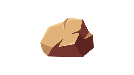 Broken rock or stone with rough edges © MUKTARANI