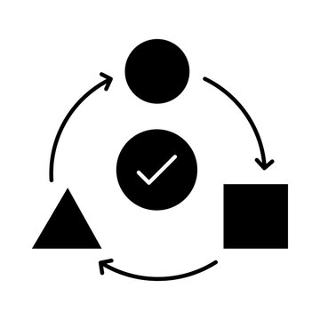 Adaptation Icon, Change Management, Digital Transformation, Business Evolution, Adaptive Growth Strategy, Future Ready Innovation