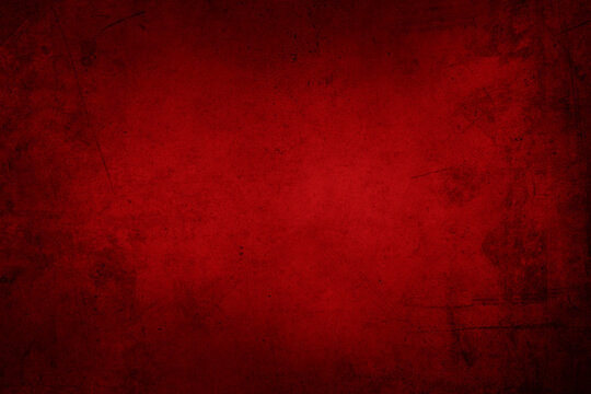 Red textured concrete wall background