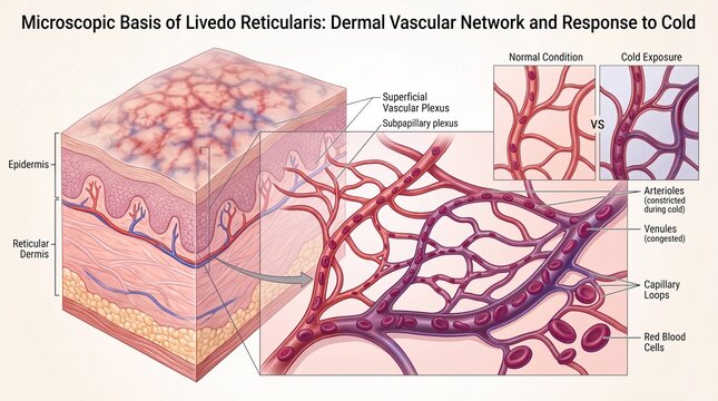 Dermal Vascular Network in Livedo Reticularis