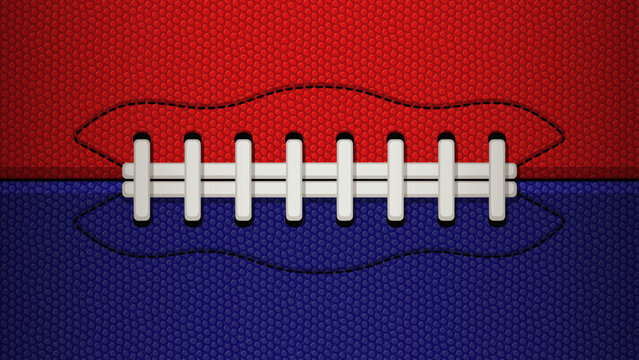 Seamless vector football background texture red and blue